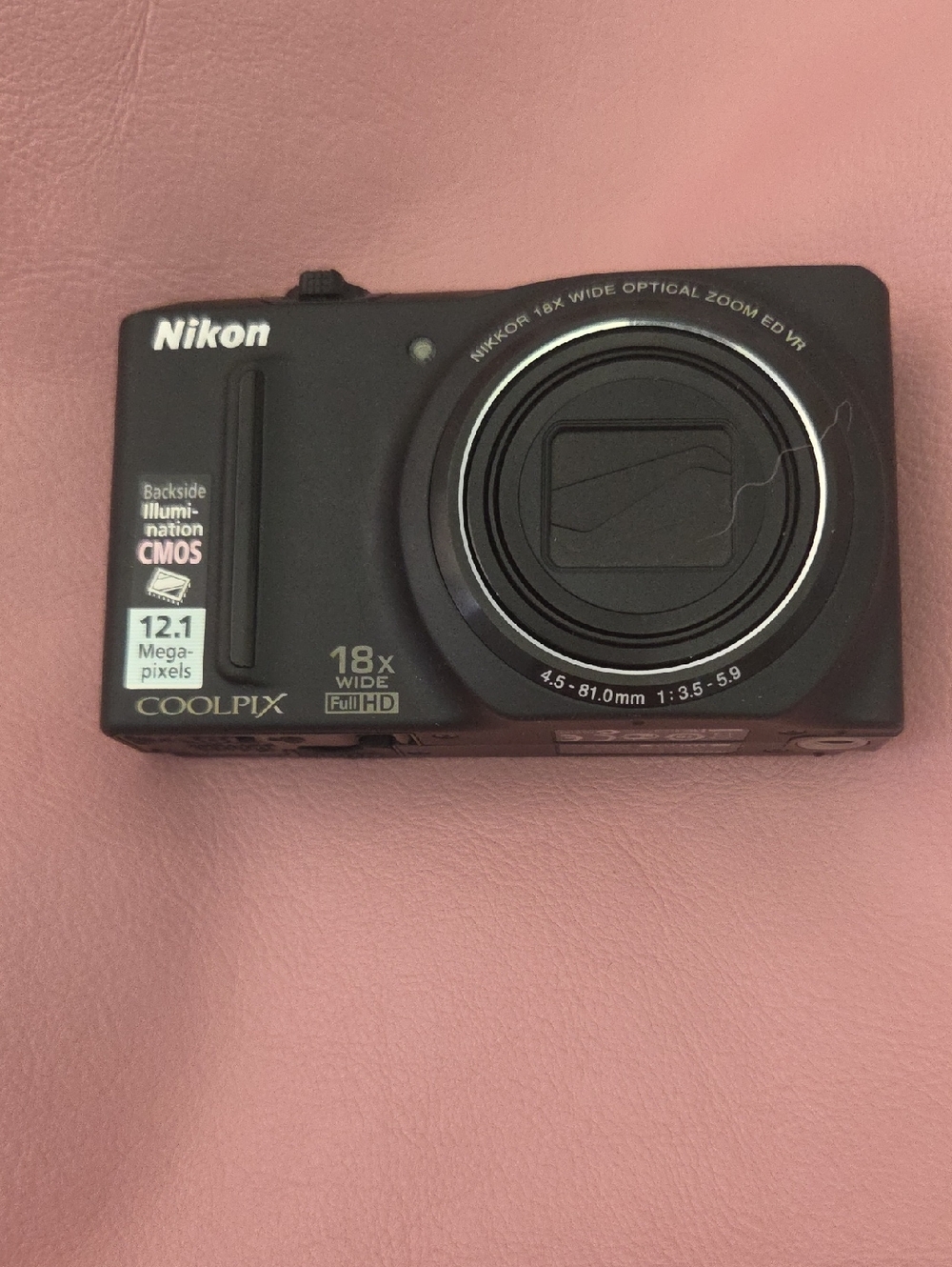 Nikon COOLPIX Compact Digital Camera - BlackS9100.